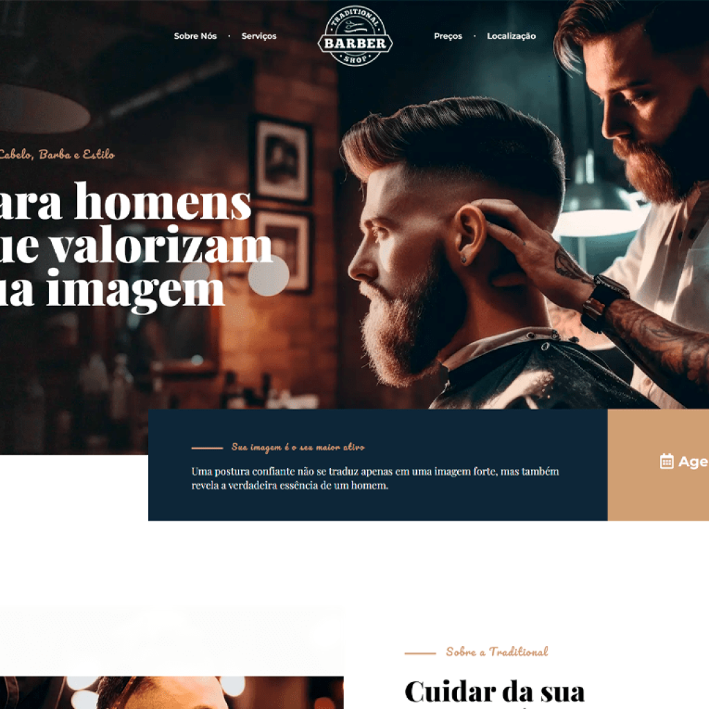 barbearia para site